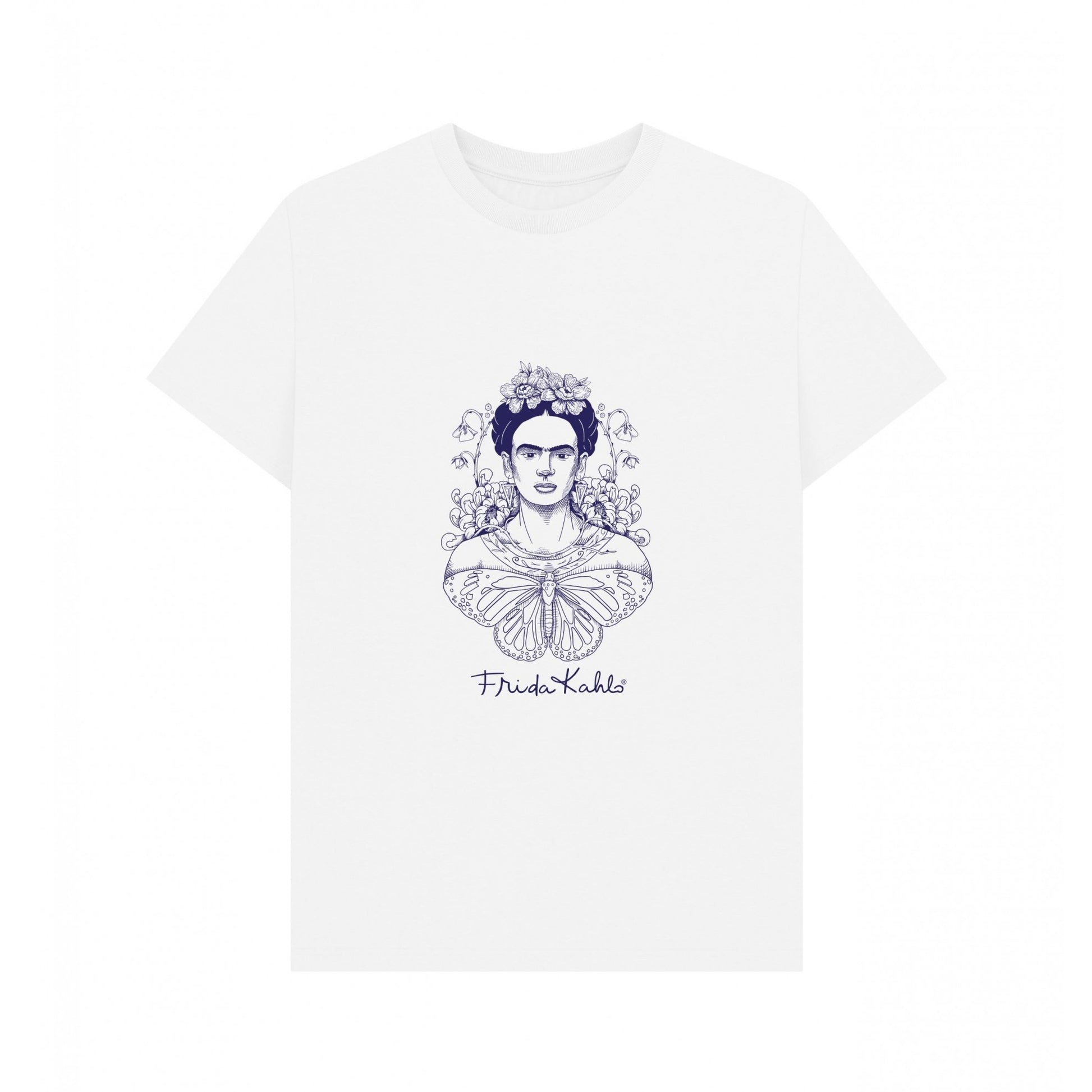 White - Front - Frida Kahlo Unisex Adult T-Shirt