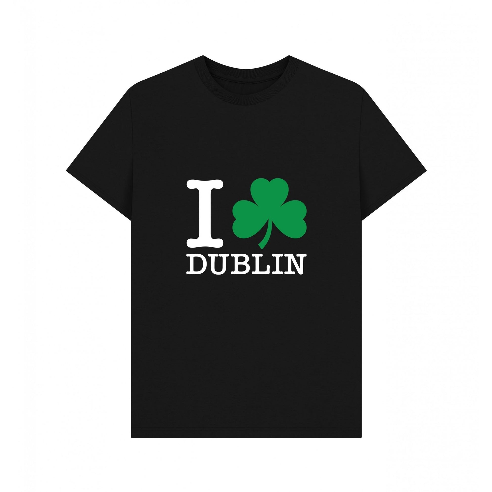 Black - Front - Apoh Unisex Adult I Heart Dublin T-Shirt