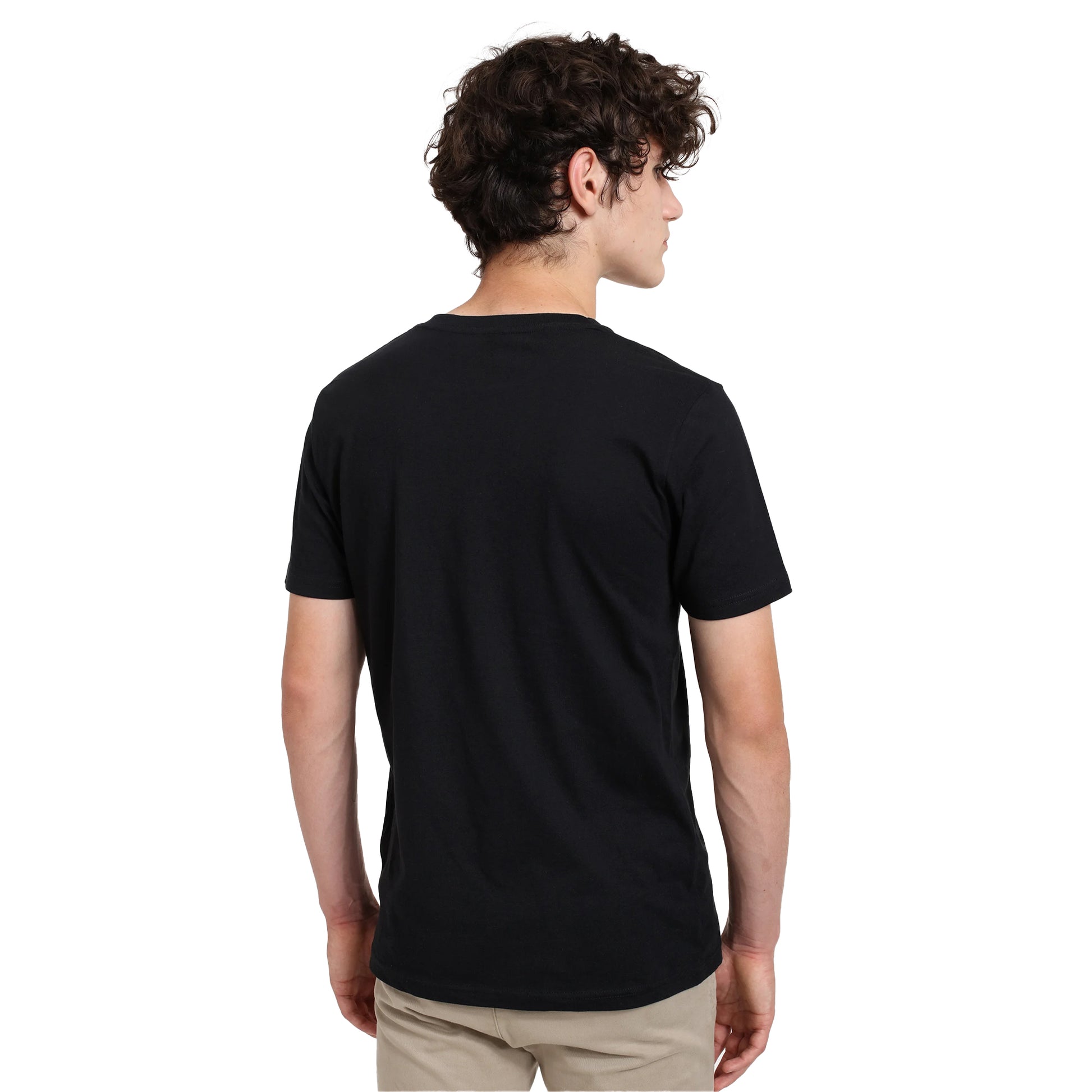 Black - Back - Journey Unisex Adult Faithfully T-Shirt