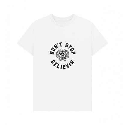 White - Front - Journey Unisex Adult Don´t Stop Believin´ T-Shirt