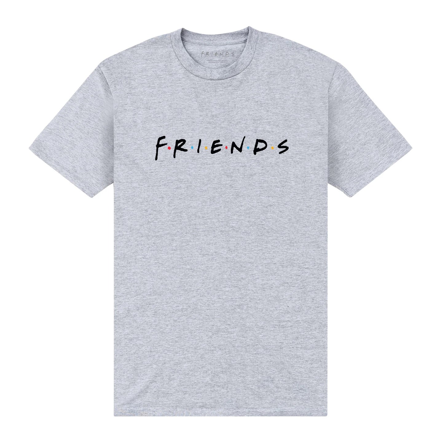 Heather Grey - Front - Friends Unisex Adult Logo T-Shirt
