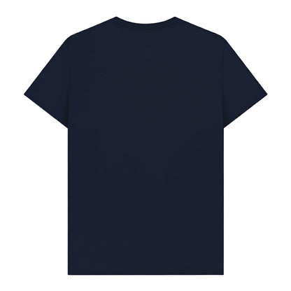 Navy Blue - Back - Friends Unisex Adult Lunch Atop A Skyscraper T-Shirt