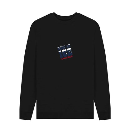 Black - Front - Foreigner Unisex Adult Cold As Ice Sweatshirt
