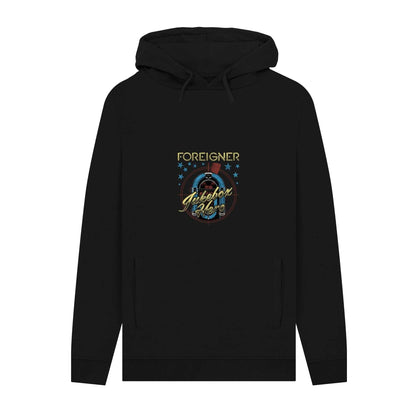 Black - Front - Foreigner Unisex Adult Jukebox Graphic Hoodie