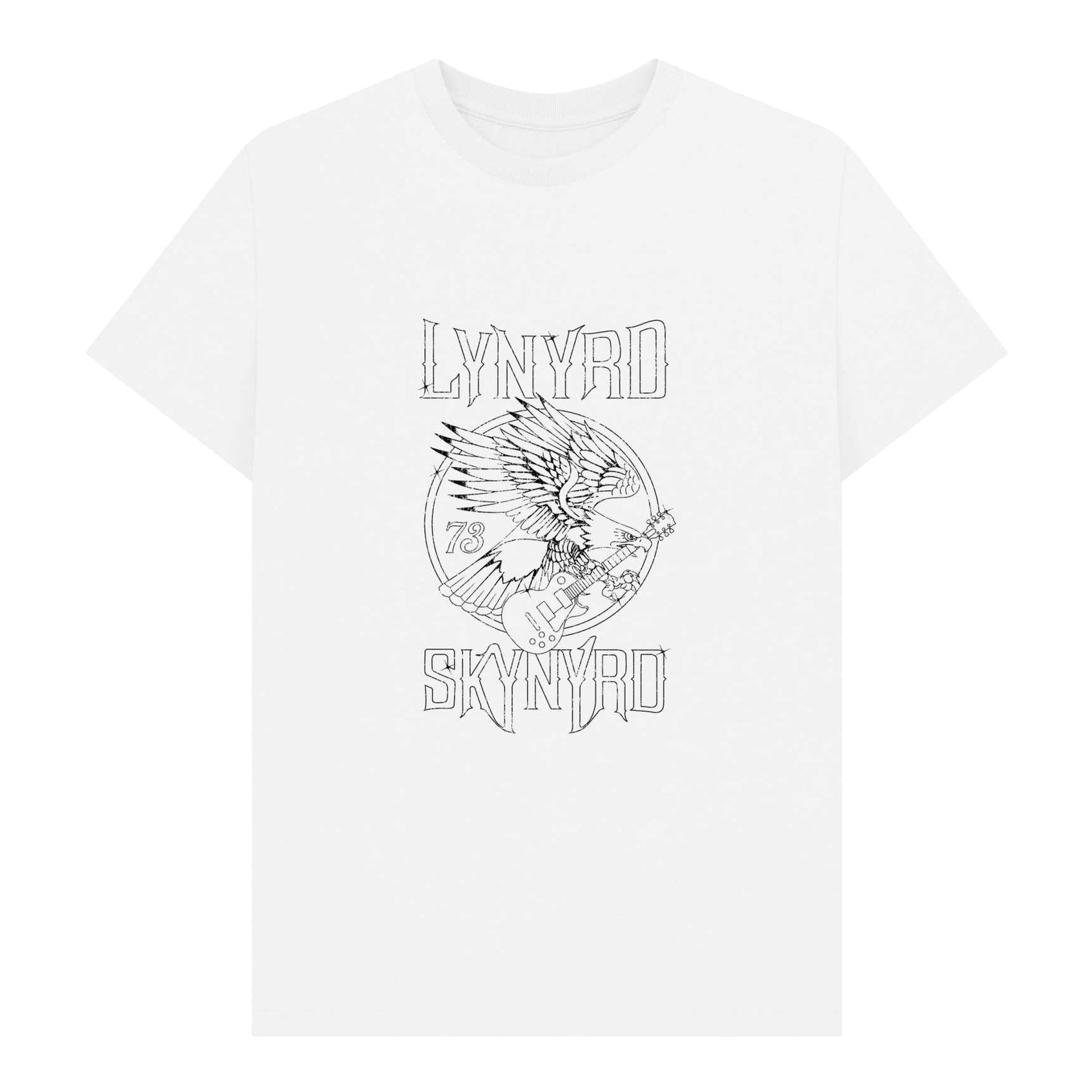 White - Front - Lynyrd Skynyrd Unisex Adult Freebird Logo T-Shirt