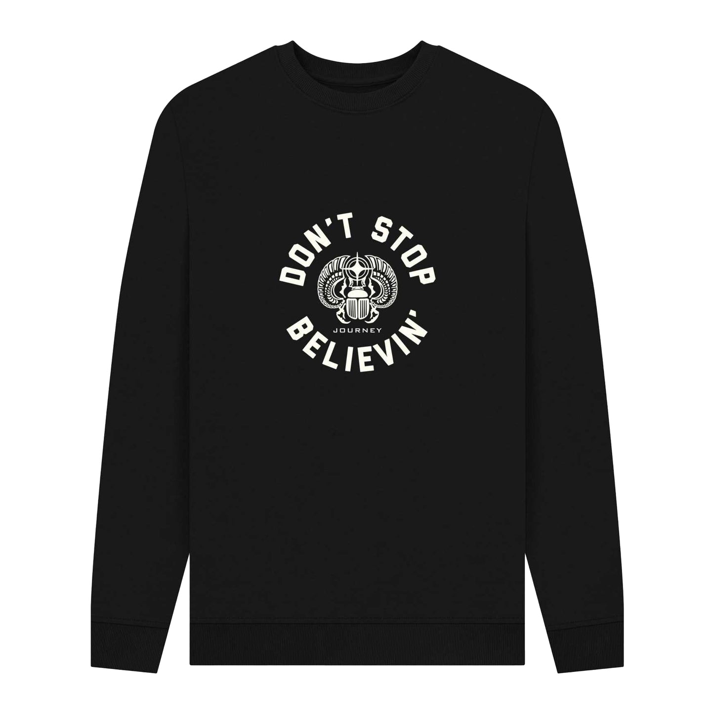 Black - Front - Journey Unisex Adult Don´t Stop Believin´ Sweatshirt