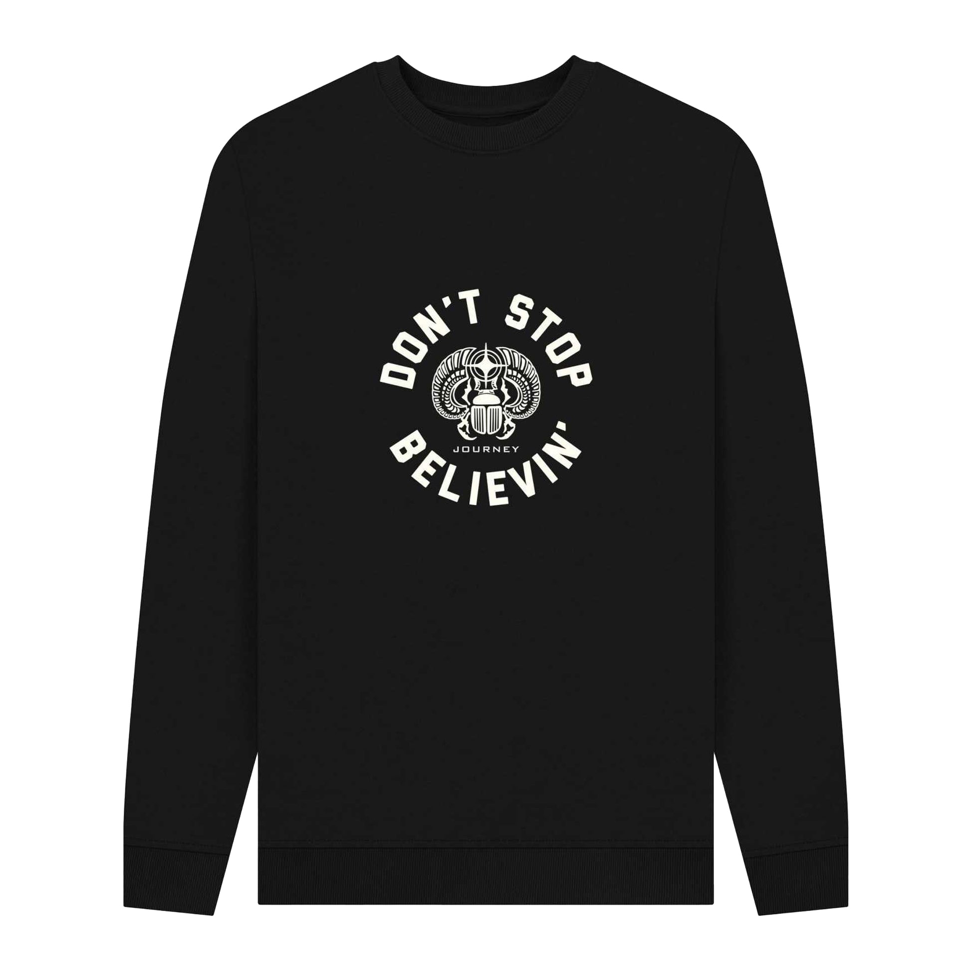 Black - Front - Journey Unisex Adult Don´t Stop Believin´ Sweatshirt