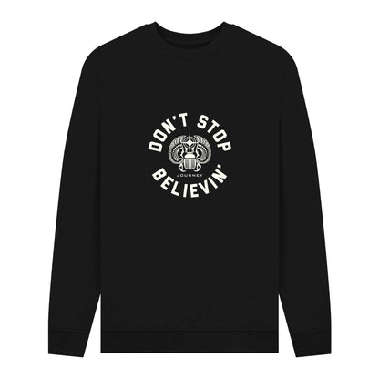 Black - Front - Journey Unisex Adult Don´t Stop Believin´ Sweatshirt