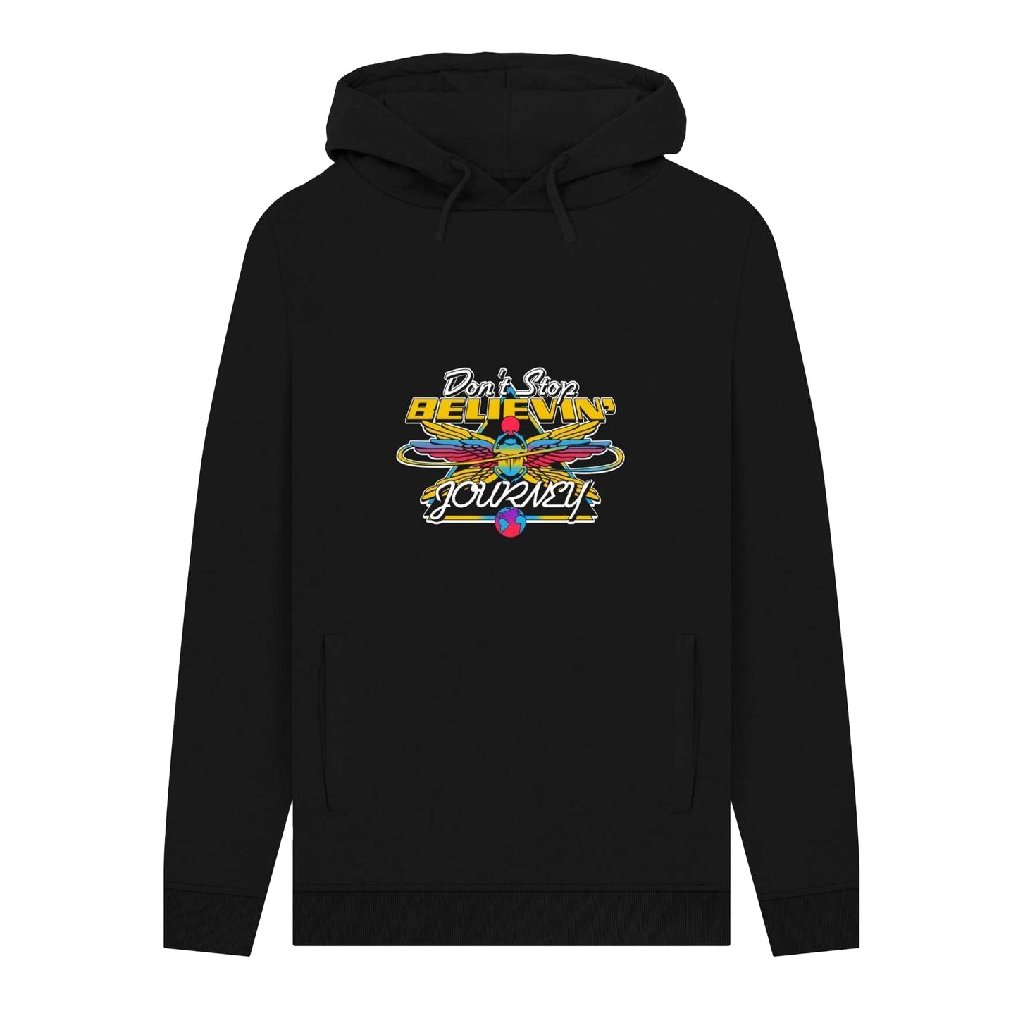 Black - Front - Journey Unisex Adult Wings Hoodie