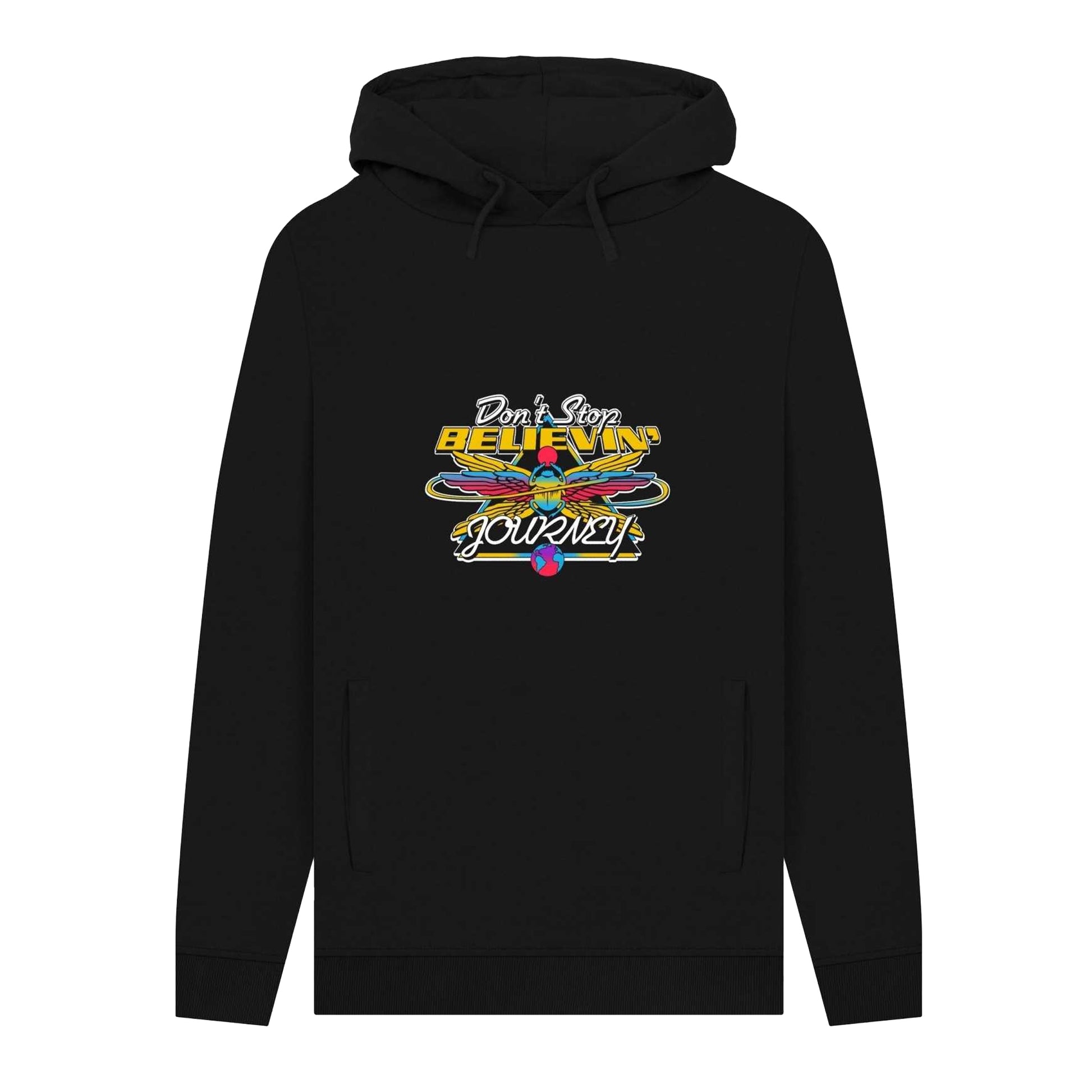 Black - Front - Journey Unisex Adult Wings Hoodie