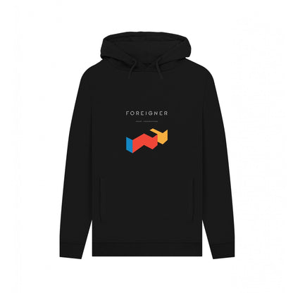 Black - Front - Foreigner Unisex Adult Agent Provocateur Hoodie