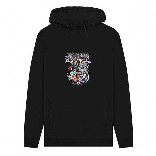 Black - Front - Yu-Gi-Oh! Unisex Adult GX Hoodie
