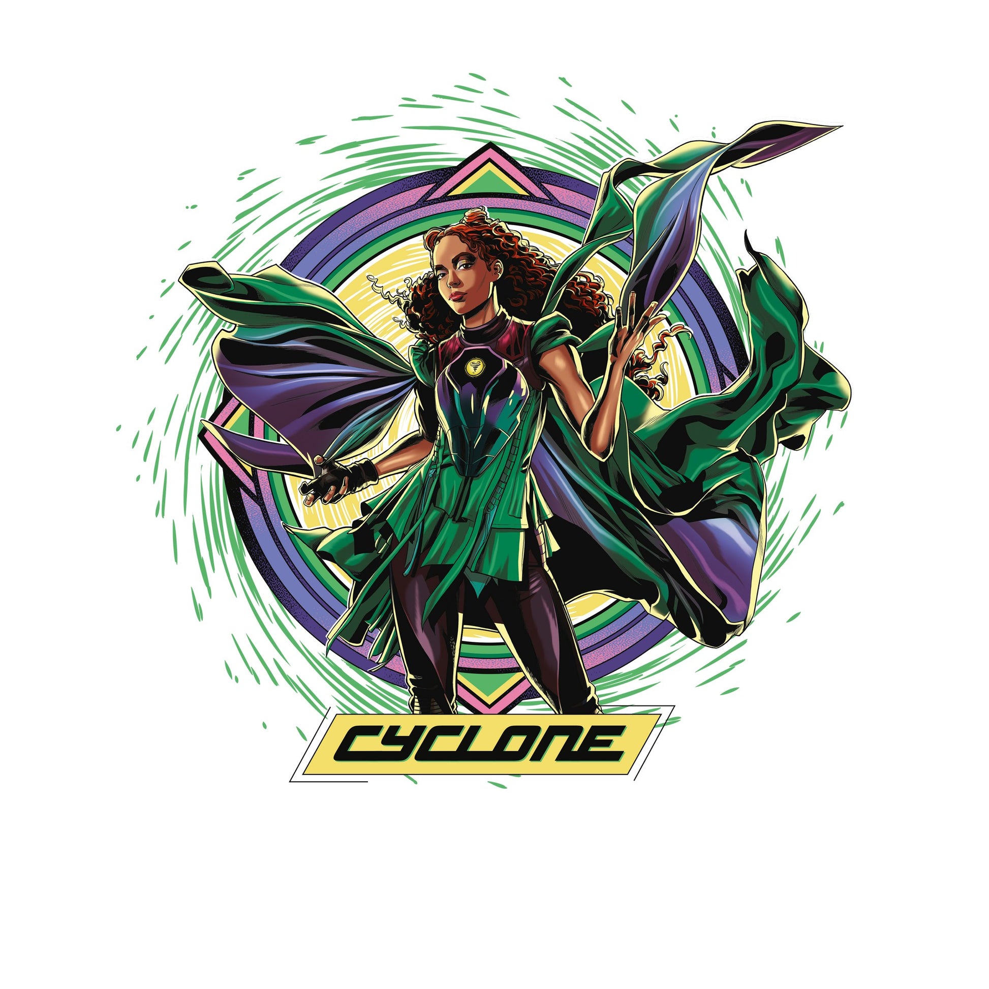 Green - Lifestyle - Black Adam Unisex Adult Cyclone T-Shirt