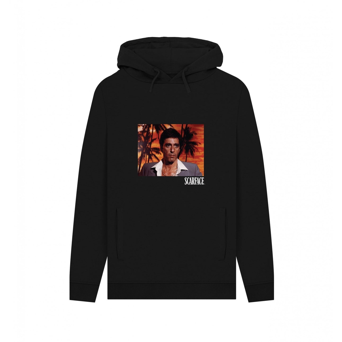 Black - Front - Scarface Unisex Adult Tony Montana Hoodie