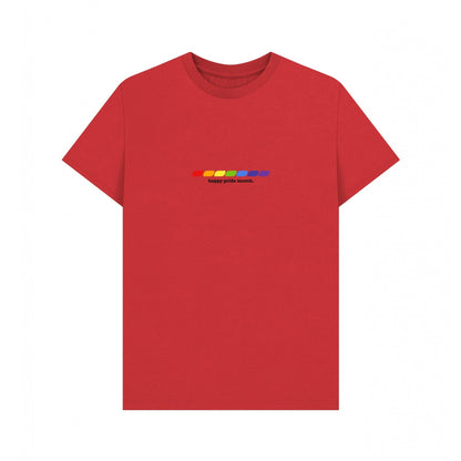 Red - Front - Apoh Unisex Adult Happy Pride Month T-Shirt