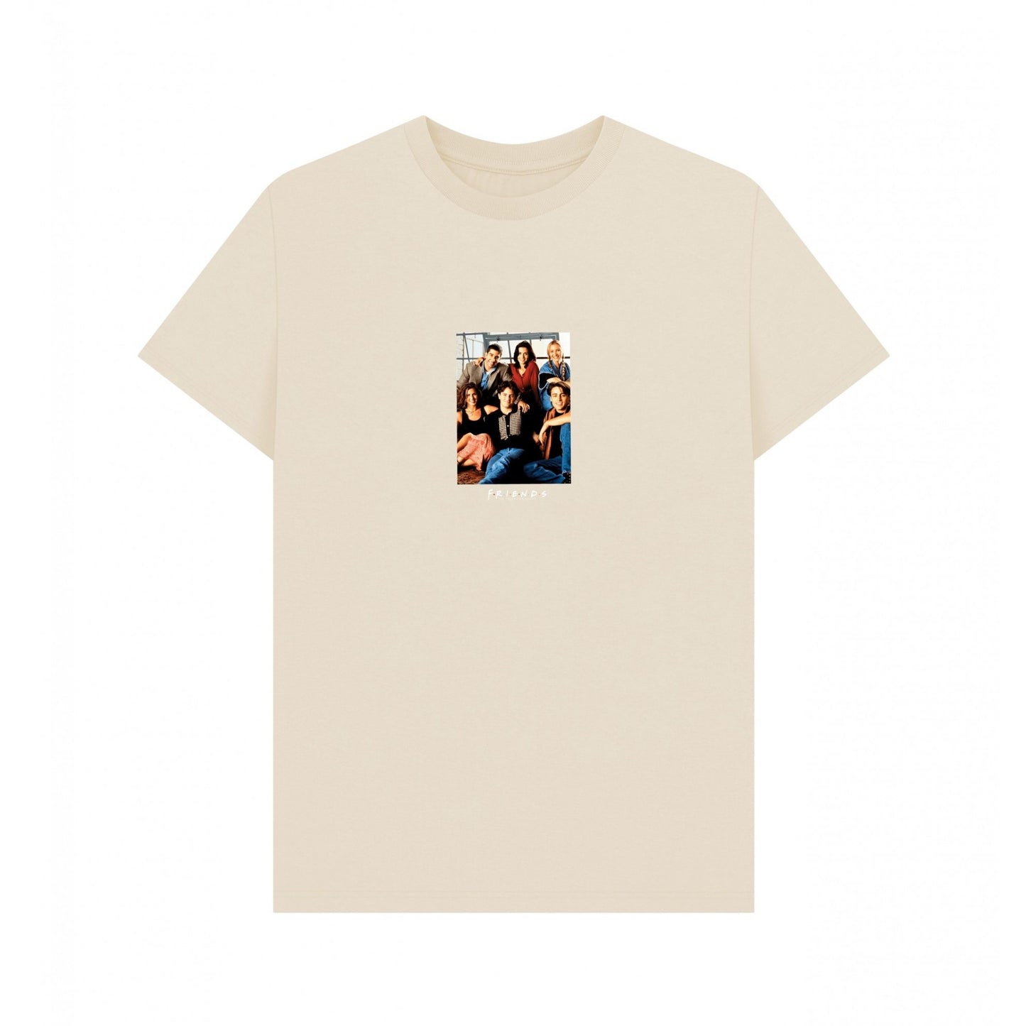 Oat - Front - Friends Unisex Adult Photo Print T-Shirt
