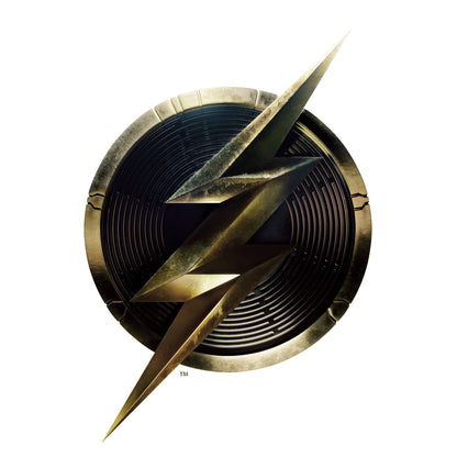 Black - Side - The Flash Unisex Adult Logo T-Shirt