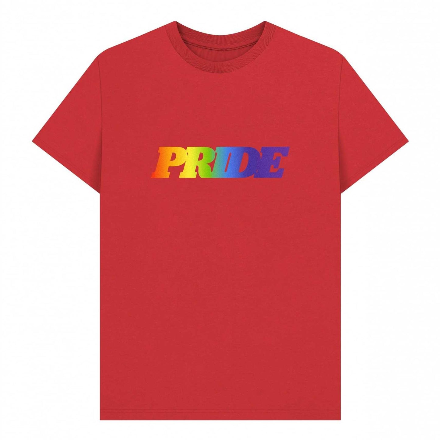 Red - Front - Apoh Unisex Adult Pride Slogan T-Shirt