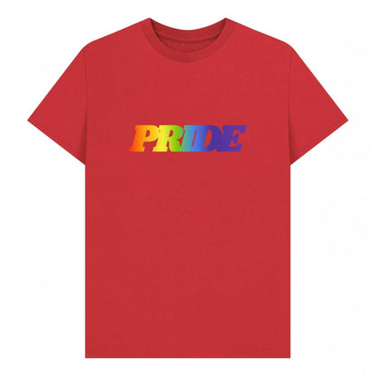 Red - Front - Apoh Unisex Adult Pride Slogan T-Shirt
