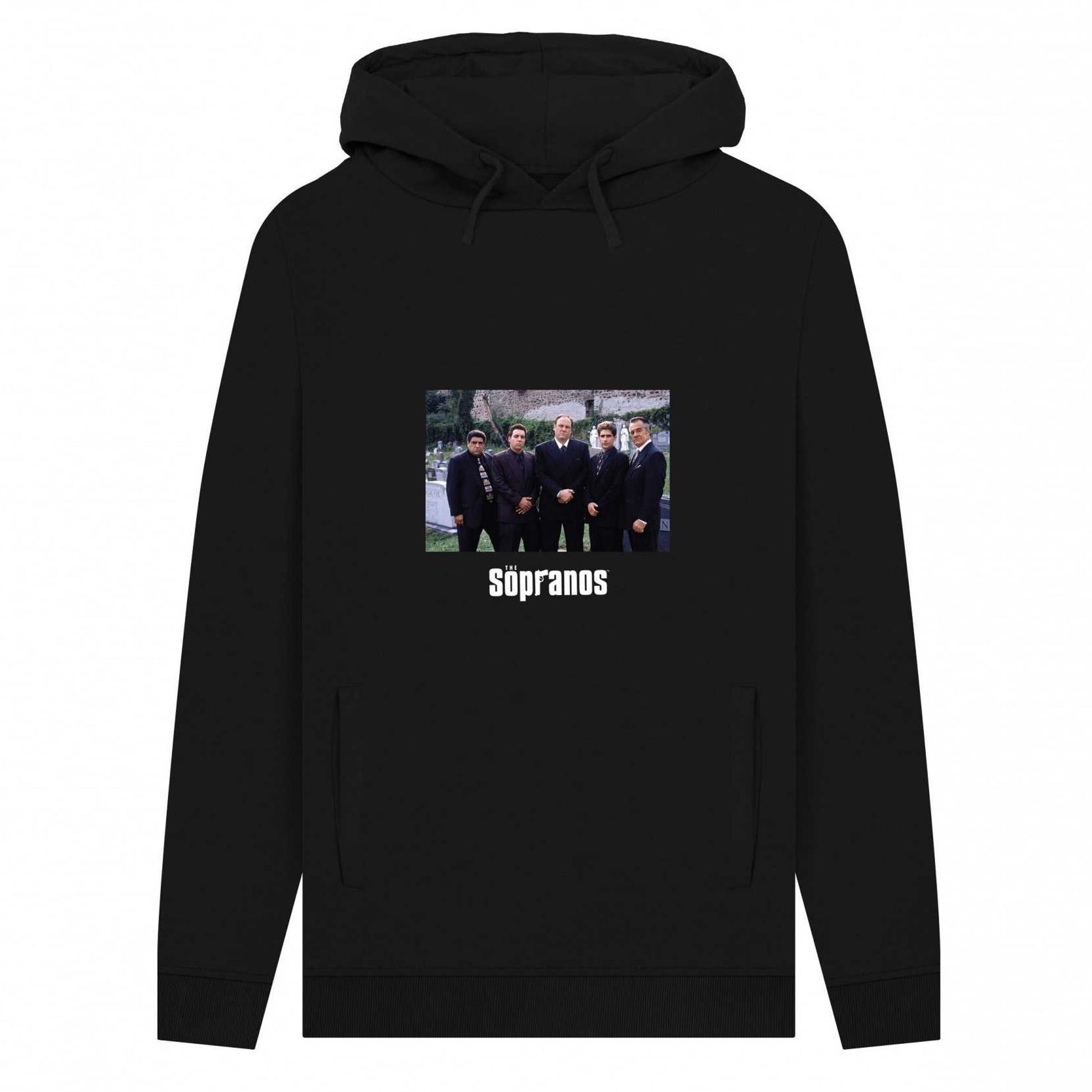 Black - Front - The Sopranos Unisex Adult Cast Hoodie