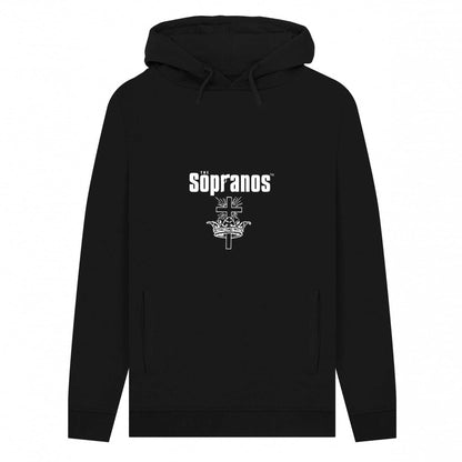 Black - Front - The Sopranos Unisex Adult TV Show Hoodie
