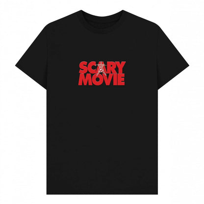 Black - Front - Scary Movie Unisex Adult Graphic Logo T-Shirt