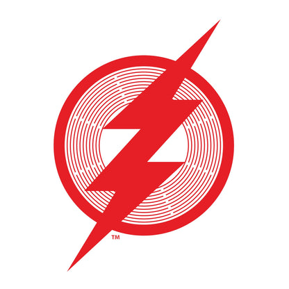 White-Red - Side - The Flash Unisex Adult Logo T-Shirt