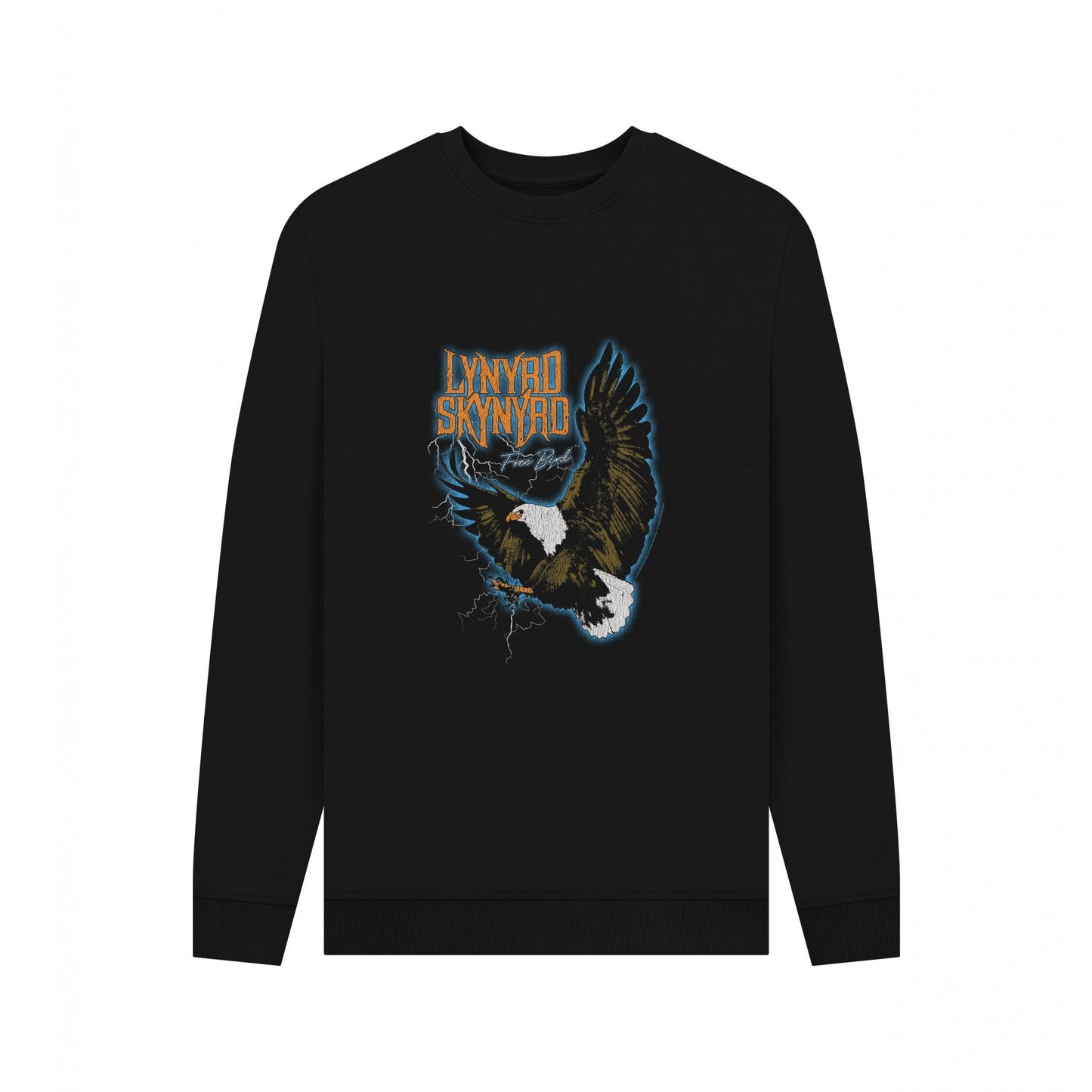 Black - Front - Lynyrd Skynyrd Unisex Adult Freebird Electric Sweatshirt
