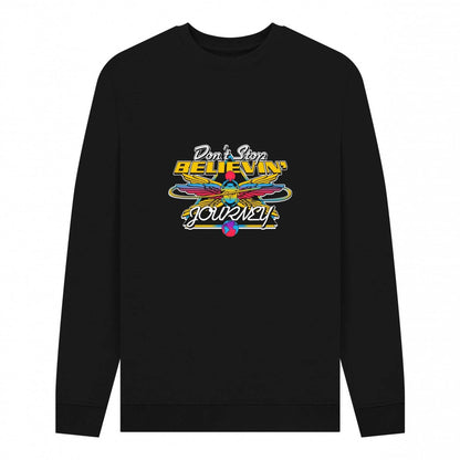 Black - Front - Journey Unisex Adult Wings Sweatshirt
