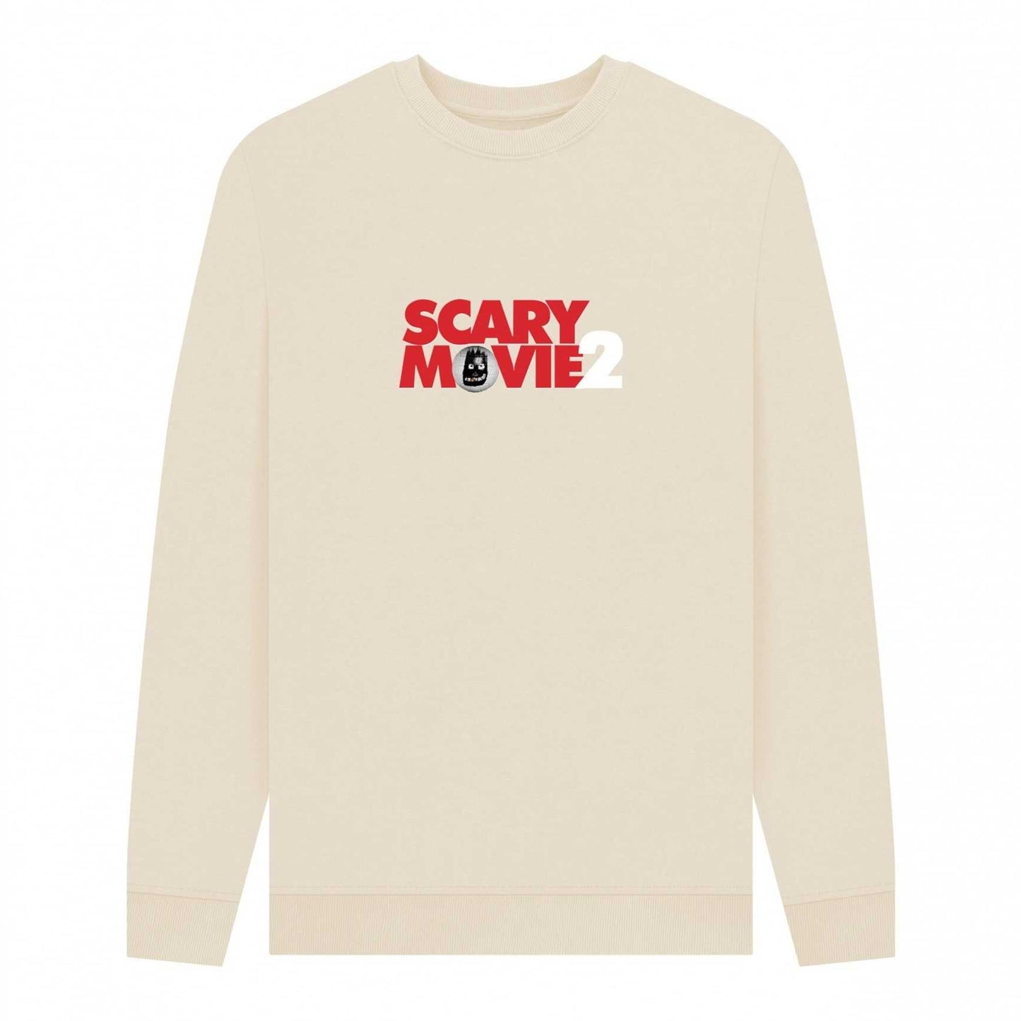Oat - Front - Scary Movie 2 Unisex Adult Logo Sweatshirt