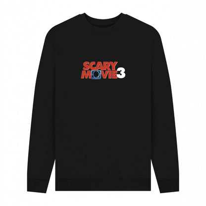 Black - Front - Scary Movie 3 Unisex Adult Logo Sweatshirt