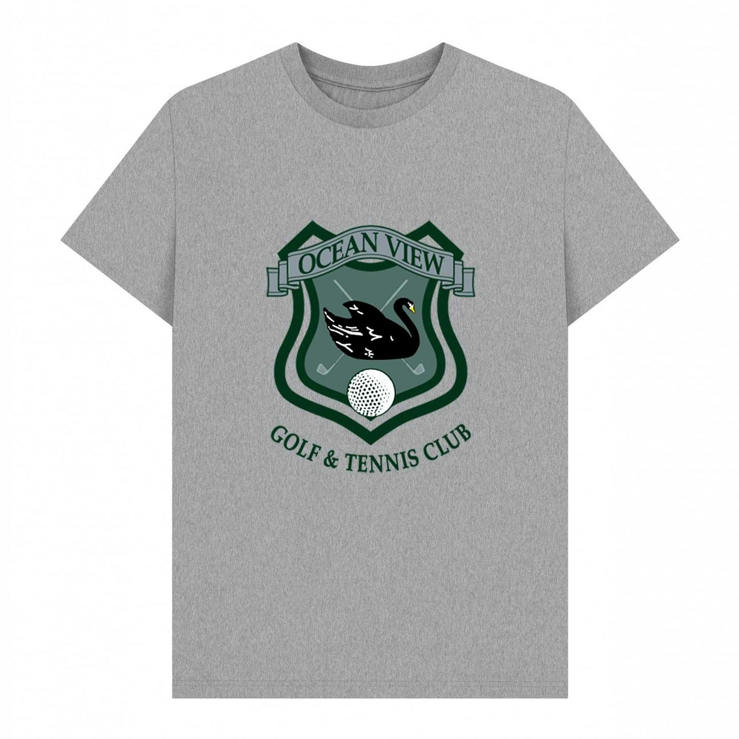 Athletic Grey - Front - Curb Your Enthusiasm Unisex Adult Ocean View T-Shirt