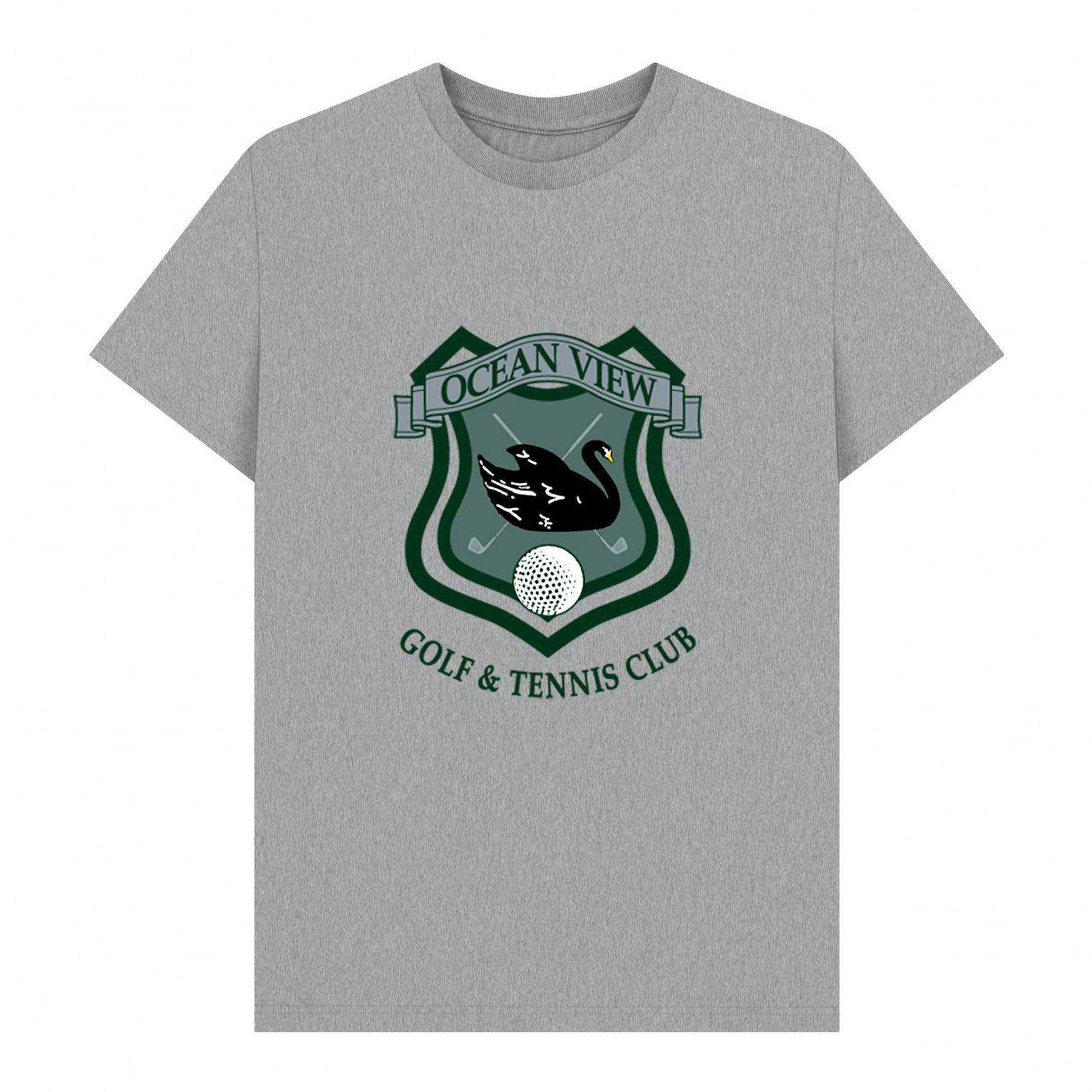Athletic Grey - Front - Curb Your Enthusiasm Unisex Adult Ocean View T-Shirt