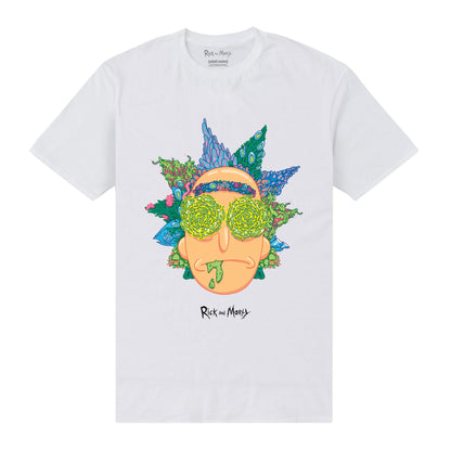 White - Front - Rick And Morty Unisex Adult Eyes T-Shirt