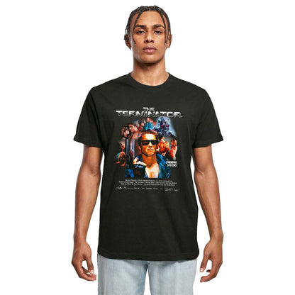 Black - Side - The Terminator Unisex Adult Graphic T-Shirt