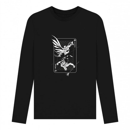 Black - Front - DC Comics Unisex Adult Batman Vs Joker T-Shirt