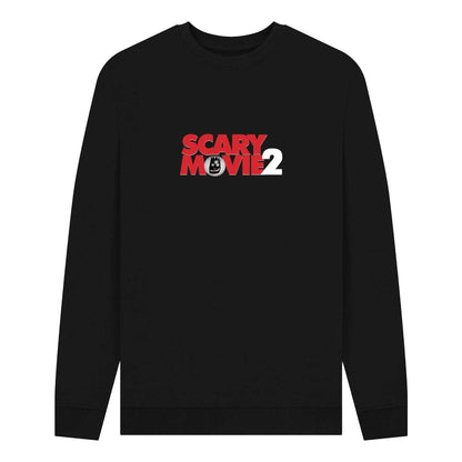 Black - Front - Scary Movie 2 Unisex Adult Logo Sweatshirt