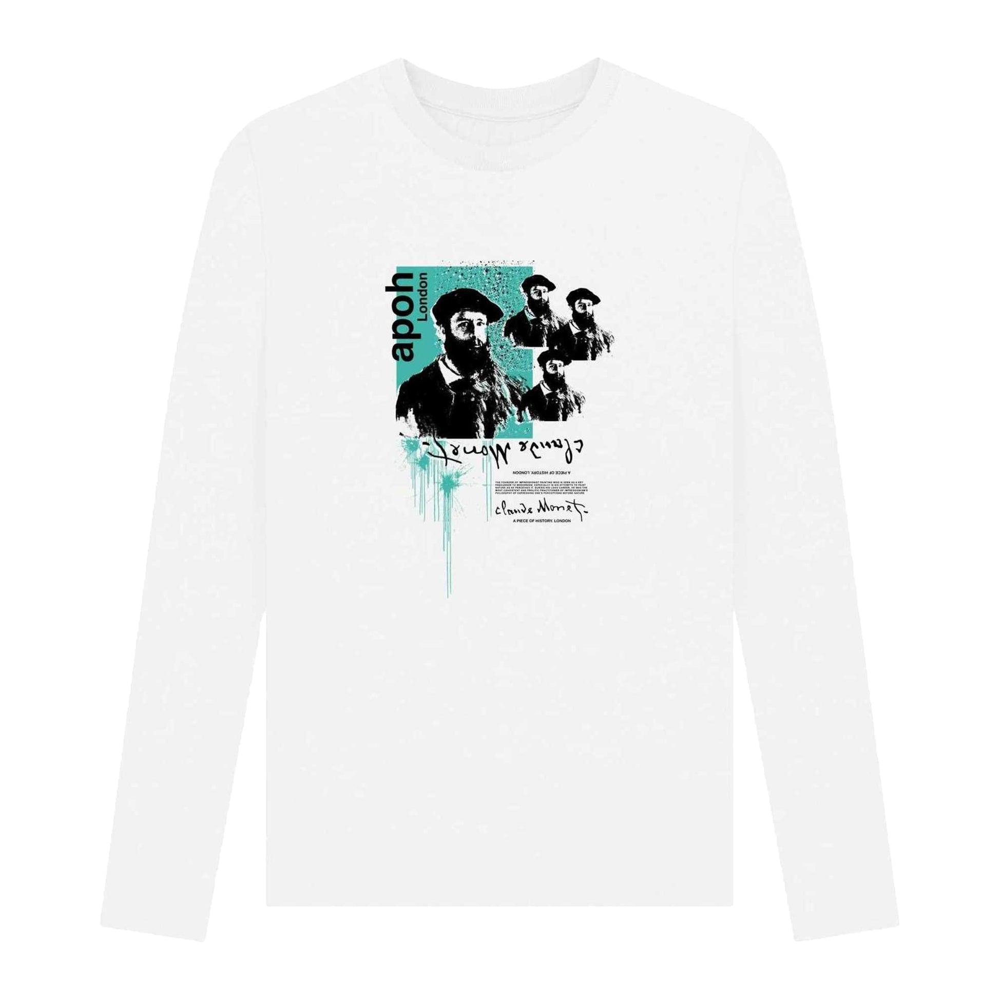 White - Front - Apoh Unisex Adult Impressionist Monet T-Shirt