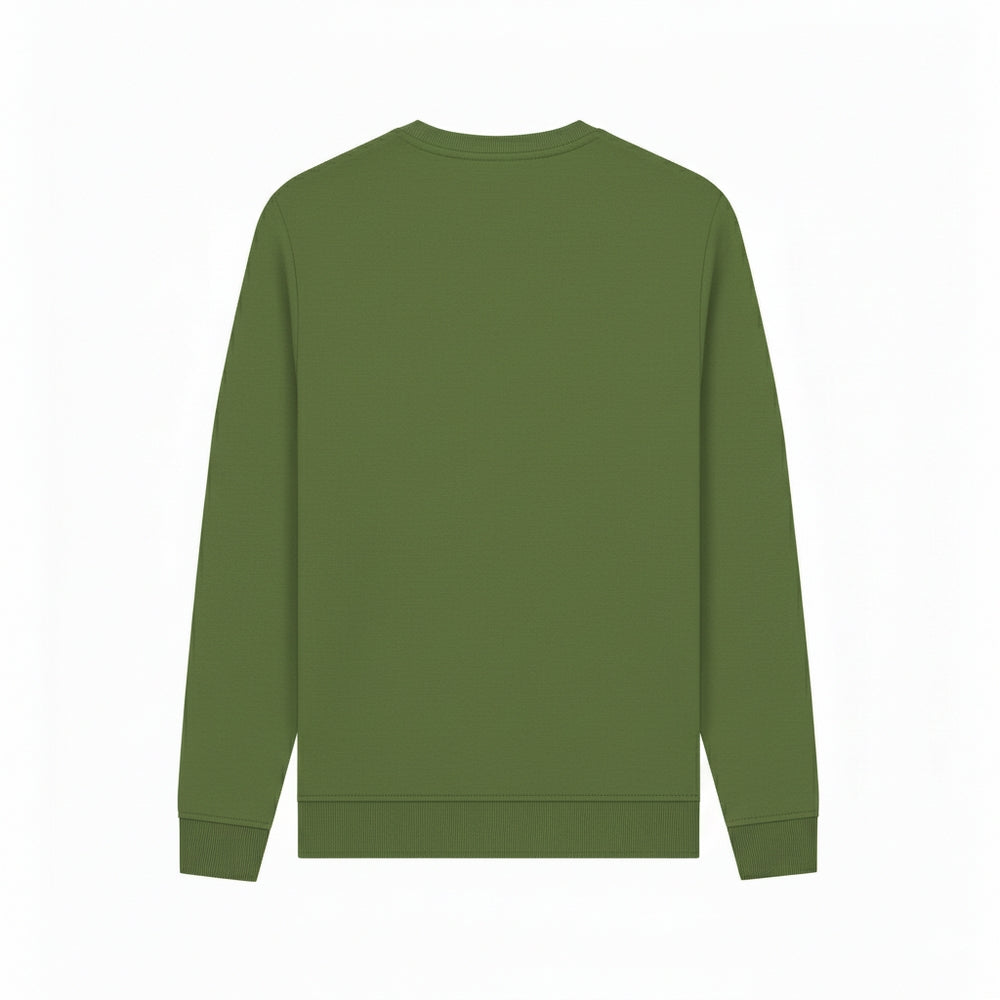 Khaki Green - Back - Apoh Unisex Adult The Creation Of Tennis Sweatshirt