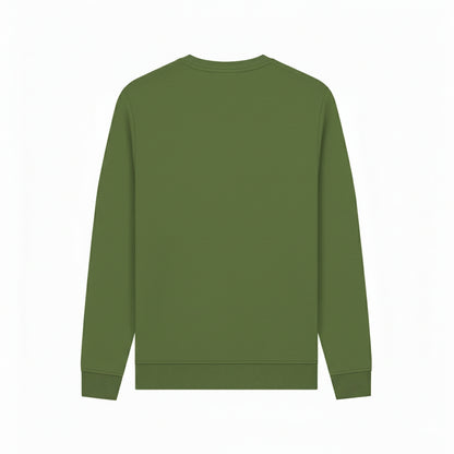 Khaki Green - Back - Apoh Unisex Adult The Creation Of Tennis Sweatshirt