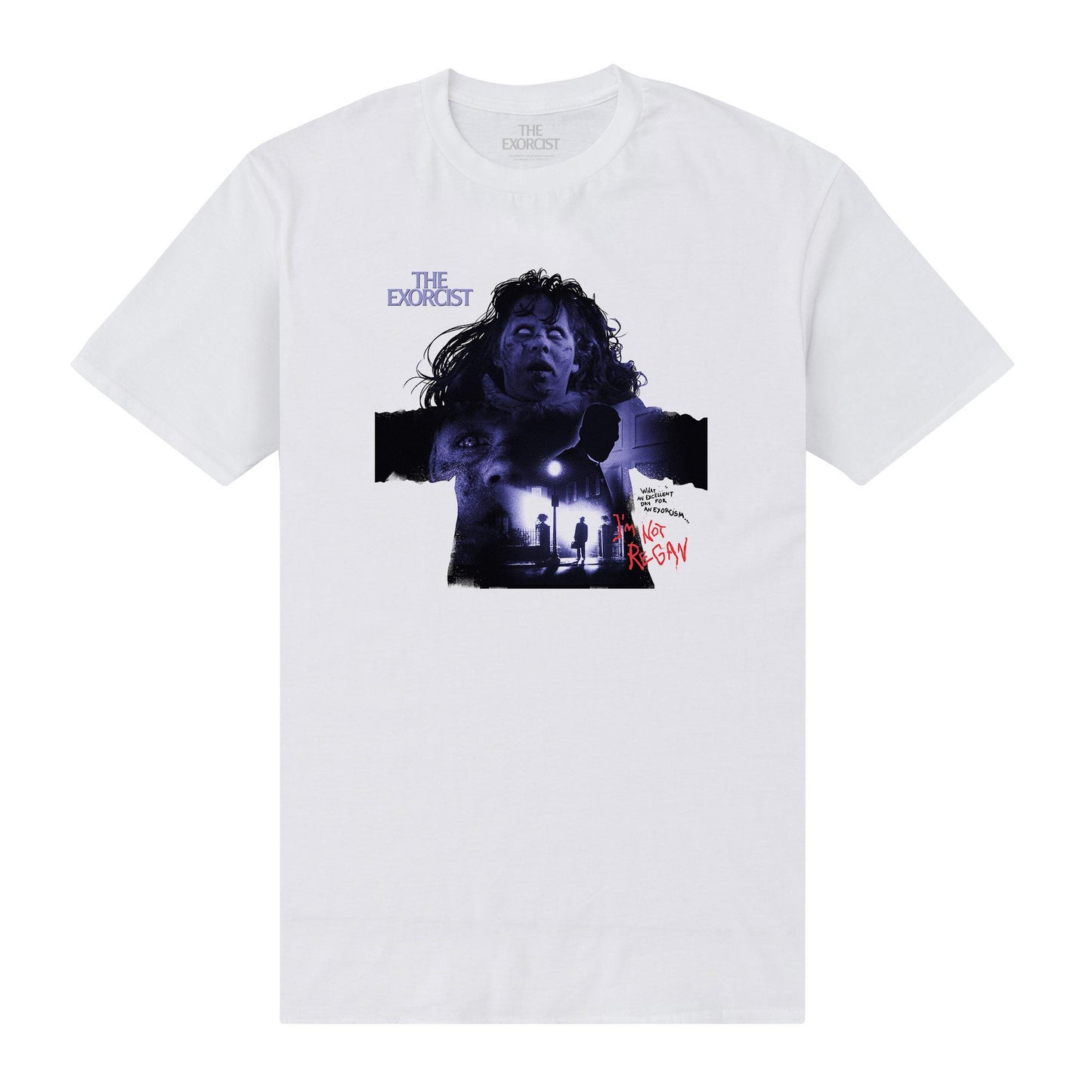 White - Front - The Exorcist Unisex Adult I´m Not Regan T-Shirt