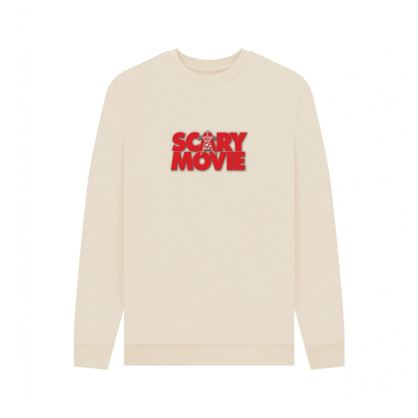 Oat - Front - Scary Movie Unisex Adult Logo Sweatshirt
