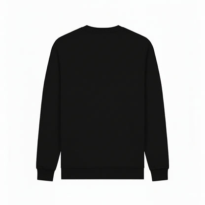 Black - Back - Apoh Unisex Adult 1831 Hokusai Long-Sleeved T-Shirt