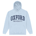 Sky Blue - Front - University Of Oxford Unisex Adult Text Hoodie