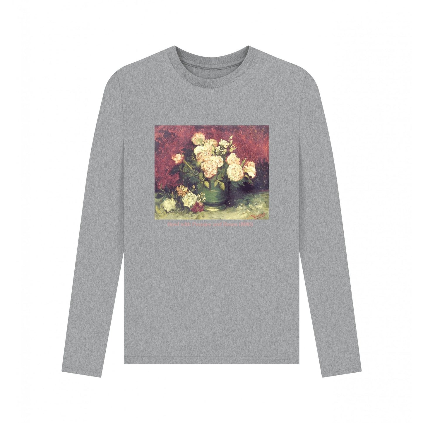 Athletic Grey - Front - Apoh Unisex Adult Santa´s Coming Edvard Munch Long-Sleeved T-Shirt