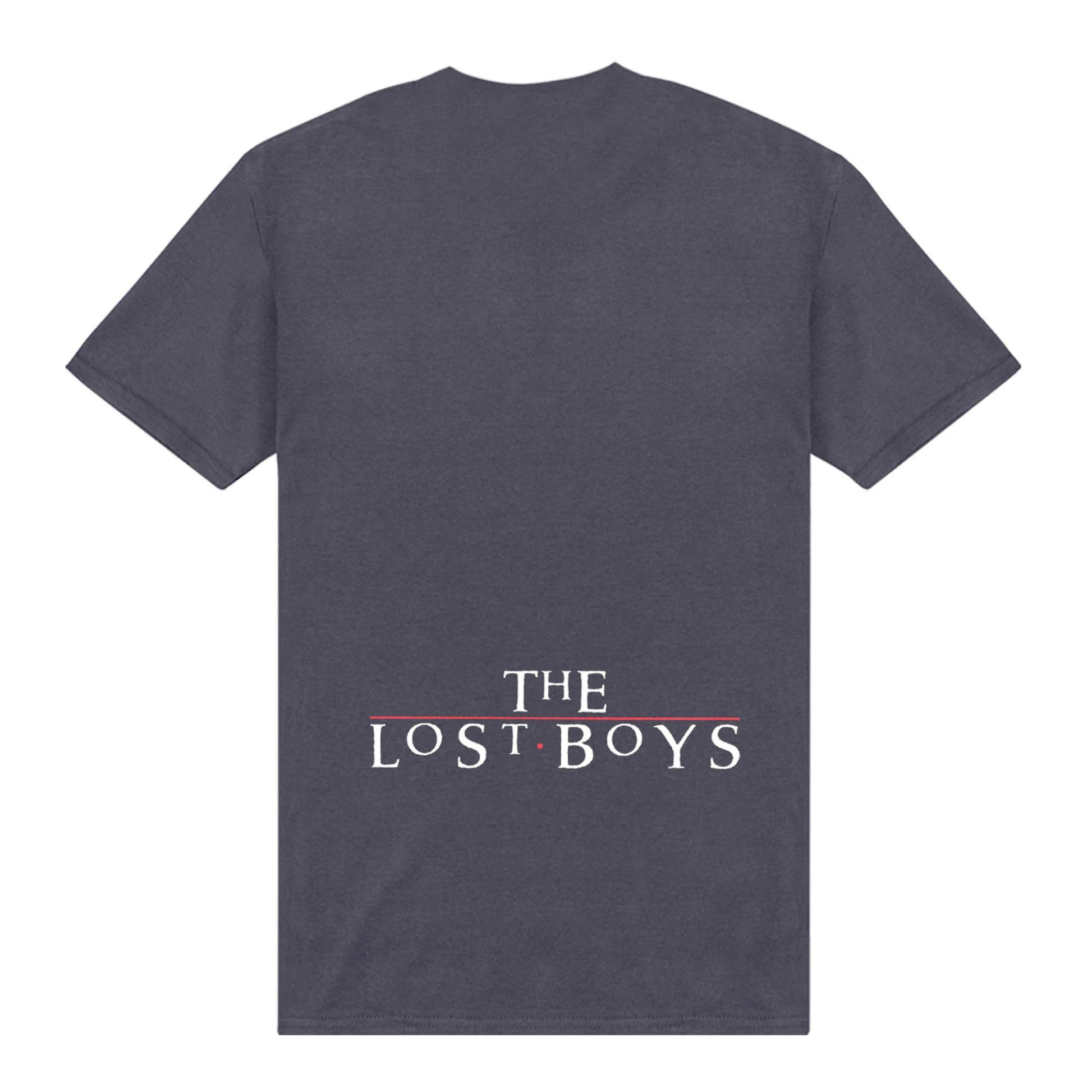 Charcoal - Back - The Lost Boys Unisex Adult Fangs T-Shirt