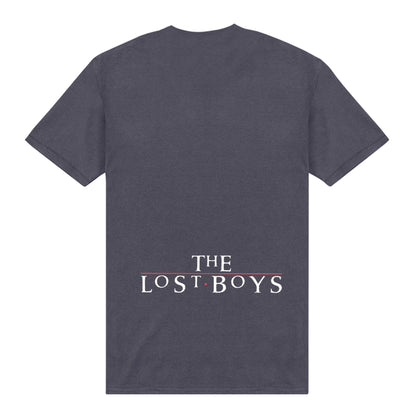 Charcoal - Back - The Lost Boys Unisex Adult Fangs T-Shirt