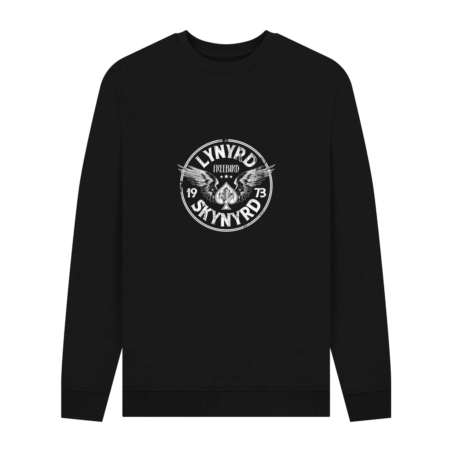 Black - Front - Lynyrd Skynyrd Unisex Adult Freebird Print Sweatshirt