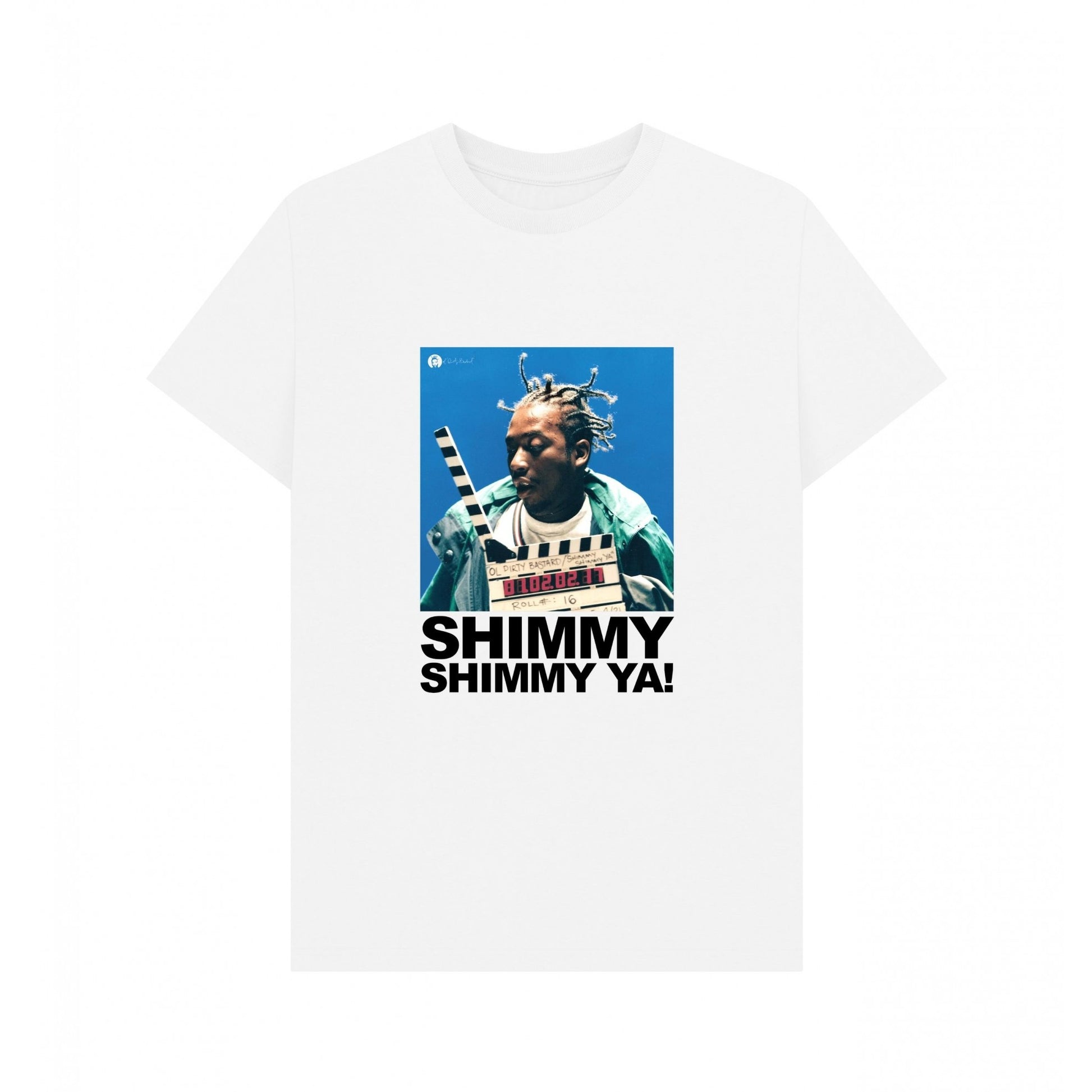White - Front - Ol´ Dirty Bastard Unisex Adult Shimmy T-Shirt