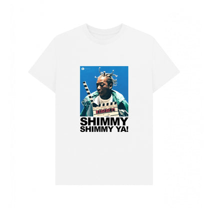 White - Front - Ol´ Dirty Bastard Unisex Adult Shimmy T-Shirt